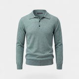 CELVOIR | PULL HOMME COL POLO MAILLE