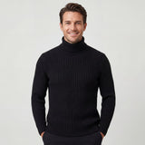 CELVOIR | PULL HOMME COL ROULÉ MAILLE FINE