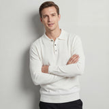 CELVOIR | PULL HOMME COL POLO MAILLE