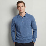 CELVOIR | PULL HOMME COL POLO MAILLE