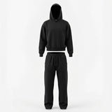 CELVOIR | ENSEMBLE HOMME SWEAT À CAPUCHE ET PANTALON MAILLE