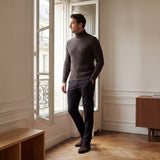 CELVOIR | PULL HOMME COL ROULÉ MAILLE FINE