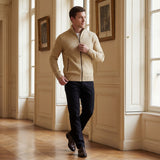 CELVOIR | GILET HOMME MAILLE COL MONTANT