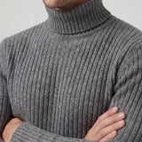 CELVOIR | PULL HOMME COL ROULÉ MAILLE FINE