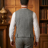 Celvoir | Veste À Col À Revers En Motif Chevron Pour Hommes