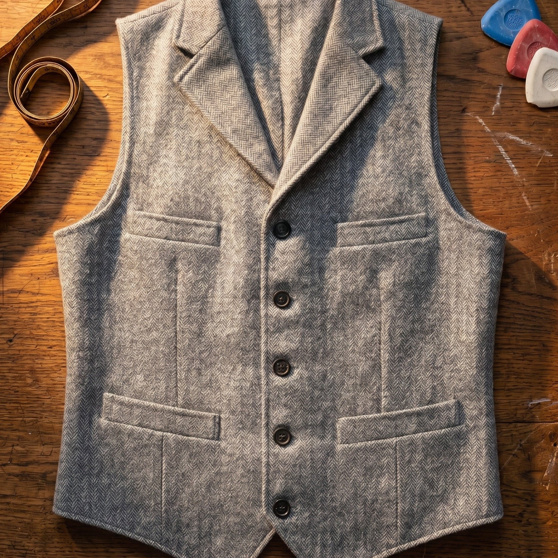 Celvoir | Veste À Revers Avec Quatre Poches Pour Hommes