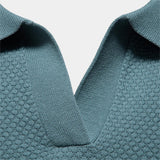 CELVOIR | POLO HOMME COL OUVERT SANS BOUTONS