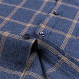 CELVOIR | CHEMISE HOMME À CARREAUX ET COL BOUTONNÉ
