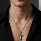 Collier Crucifix À Pendentif Symbolique